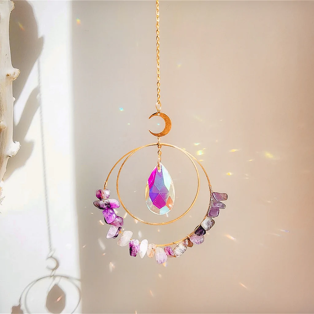 How to Make a Crystal Suncatcher – DIY • Sawatta