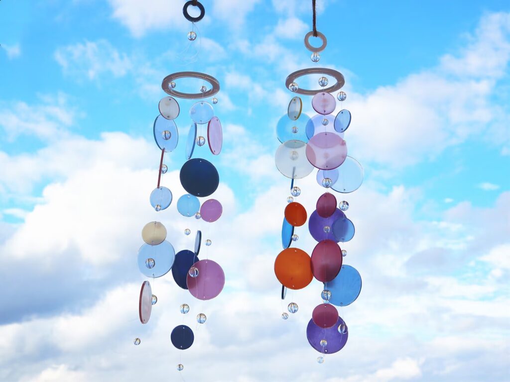 Wind Chime Resin Molds, Sun Catcher Silicone Mold, Wind Chime Hanging Decors, Wall Ornaments DIY, DIY Home Decor Outdoor Indoor