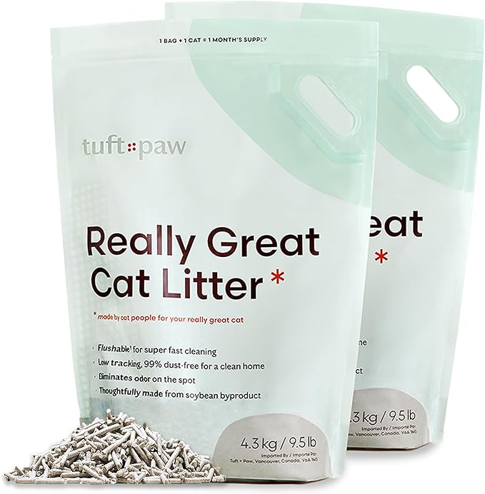 Flushable DUST-FREE Tofu Cat Litter